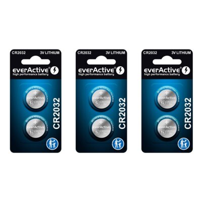 Baterie EVERACTIVE CR2032 (6 szt.)