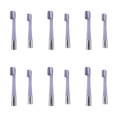 Oryginalna końcówka do szczoteczek JIMOK J6 Silver (12 szt.) (Nanotechnologiczne włókna)