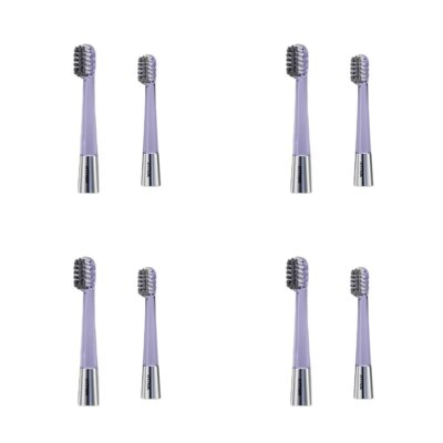 Oryginalna końcówka do szczoteczek JIMOK J6 Silver Soft (8 szt.) (Nanotechnologiczne włókna)