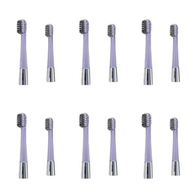 Oryginalna końcówka do szczoteczek JIMOK J6 Silver Soft (12 szt.) (Nanotechnologiczne włókna)