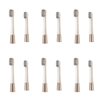 Oryginalna końcówka do szczoteczek JIMOK J6 Gold (12 szt.) (Nanotechnologiczne włókna)