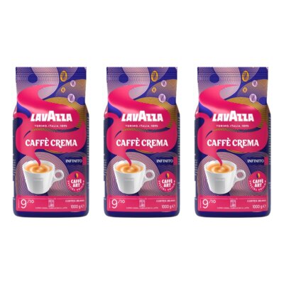 Kawa ziarnista LAVAZZA Caffe Crema Infinito 3 x 1 kg