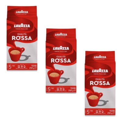 Kawa mielona LAVAZZA Qualita Rossa 3 x 0.25 kg