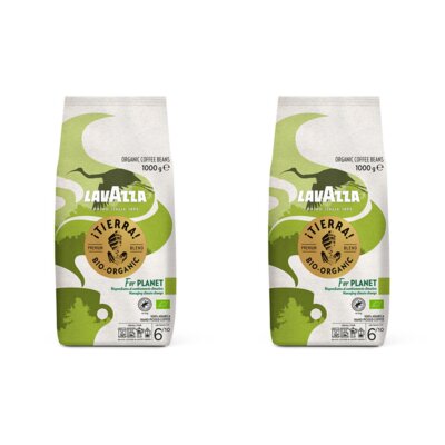 Kawa ziarnista LAVAZZA Tierra Bio-Organic For Planet 2 x 1 kg