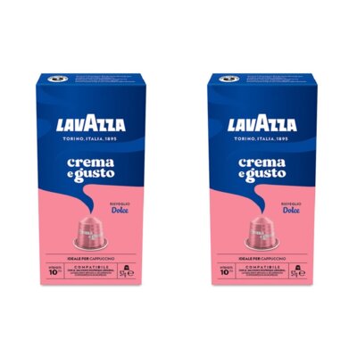 Kapsułki LAVAZZA Crema e Gusto Dolce do ekspresu Nespresso (20 szt.)