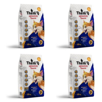 Karma dla kota THANK'Q Cat Advanced Special Kurczak z warzywami 4 x 10 kg