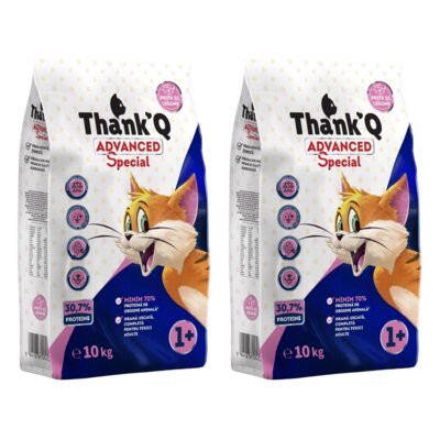 Karma dla kota THANK'Q Cat Advanced Special Ryba z warzywami 2 x 10 kg