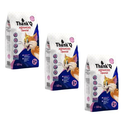 Karma dla kota THANK'Q Cat Advanced Special Ryba z warzywami 3 x 10 kg