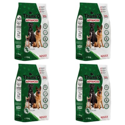 Karma dla psa THANK'Q Advanced Adult Wołowina z warzywami 4 x 4 kg