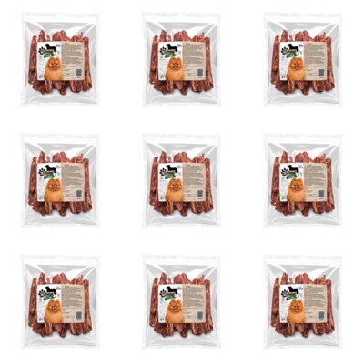Przysmak dla psa MR. PRETZEL Małe paski z kaczki i dorsza 9 x 500 g