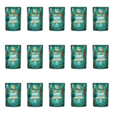 Przysmak dla kota BRIT CARE Cat Christmas Soup Beef 15 x 75 g