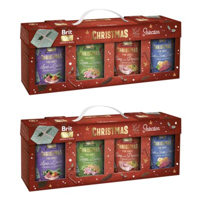 Przysmak dla psa BRIT CARE Dog Christmas Multipack 8 x 400 g
