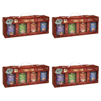 Przysmak dla psa BRIT CARE Dog Christmas Multipack 16 x 400 g
