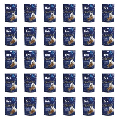 Przysmak dla psa BRIT Premium by Nature Christmas Indyk z żurawiną 30 x 180 g