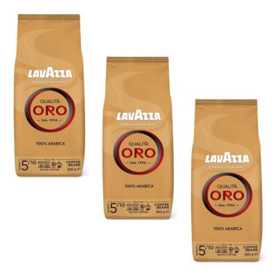 Kawa ziarnista LAVAZZA Qualita Oro Arabica 3 x 0.5 kg