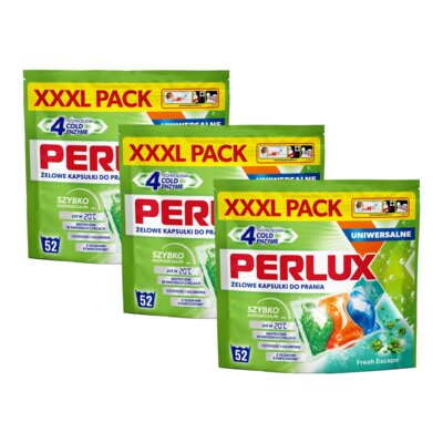 Kapsułki do prania PERLUX Fresh Escape 156 szt. uniwersalne
