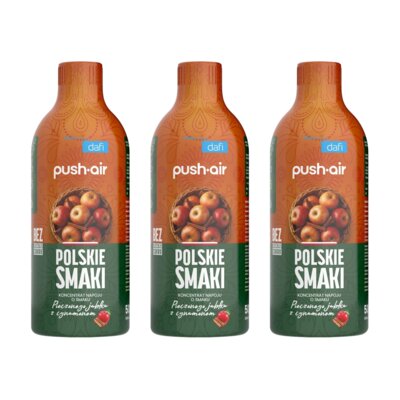 Syrop do saturatorów DAFI Pieczone Jabłko z cynamonem 3 x 500 ml