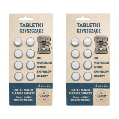 Tabletki czyszczące GRANO TOSTADO Blister Uniwersalny (16 sztuk)