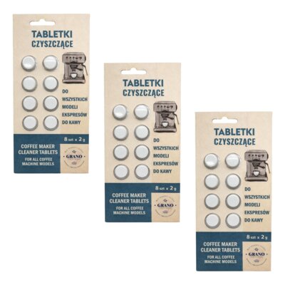 Tabletki czyszczące GRANO TOSTADO Blister Uniwersalny (24 sztuk)
