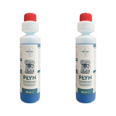 Płyn do czyszczenia układu spieniania mleka GRANO TOSTADO Uniwersalny 2 x 250 ml