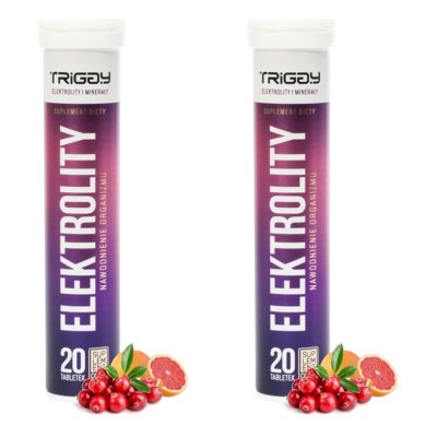 Elektrolity TRIGGY Grejpfrutowo-żurawinowy (40 tabletek)