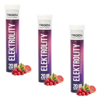 Elektrolity TRIGGY Grejpfrutowo-żurawinowy (60 tabletek)
