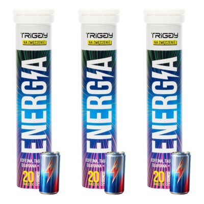 Suplement diety TRIGGY Energia (3 x 20 tabletek)