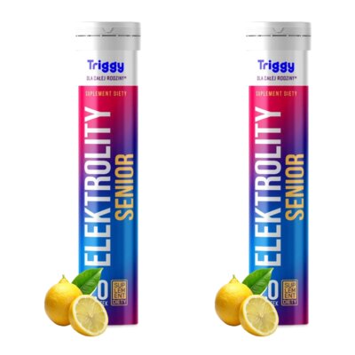 Elektrolity TRIGGY Senior Cytrynowy (40 tabletek)