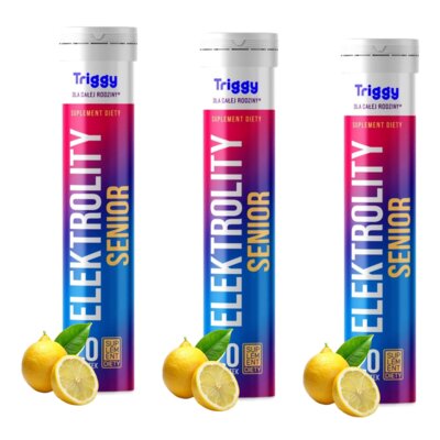 Elektrolity TRIGGY Senior Cytrynowy (60 tabletek)