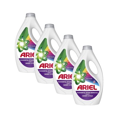 Płyn do prania ARIEL Powerful Stain Removal 4 x 1800 ml do kolorowych tkanin