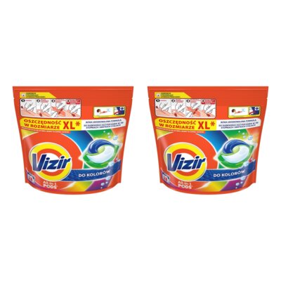 Kapsułki do prania VIZIR ALL in 1 Pods Color - 76 szt.