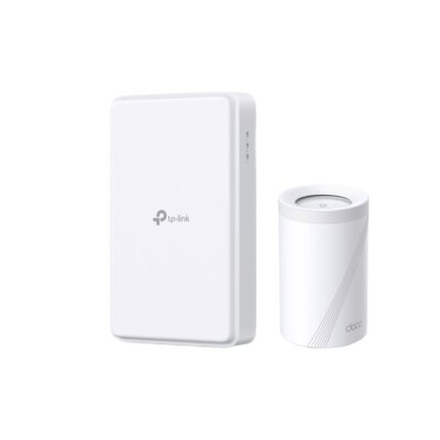 Router TP-LINK NE200-Outdoor 5G Gniazdo SIM + Router TP-LINK Deco BE65 2.4 / 5 / 6 GHz (TriBand), Wi-Fi Mesh (1 szt.)