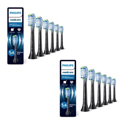 Oryginalna końcówka szczoteczki PHILIPS Sonicare HX9046/88 (12 szt.) (Miękkie włókna)