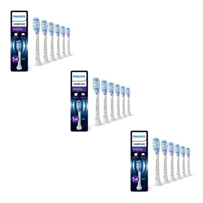 Oryginalna końcówka szczoteczki PHILIPS Sonicare HX9056/87 (18 szt.) (Miękkie włókna)