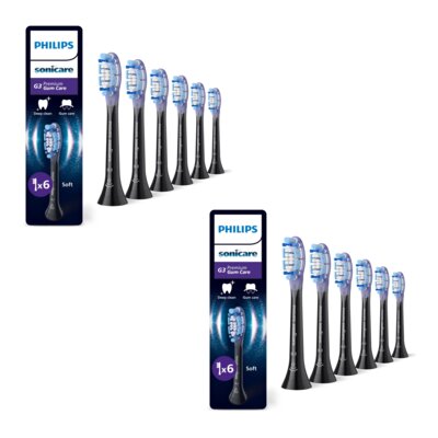 Oryginalna końcówka szczoteczki PHILIPS Sonicare HX9056/88 (12 szt.) (Miękkie włókna)