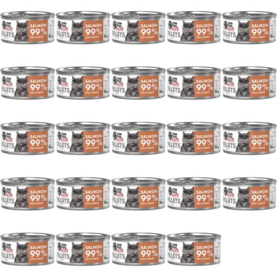 Karma dla kota JOHN DOG For Cats Łosoś Filety 24 x 70 g