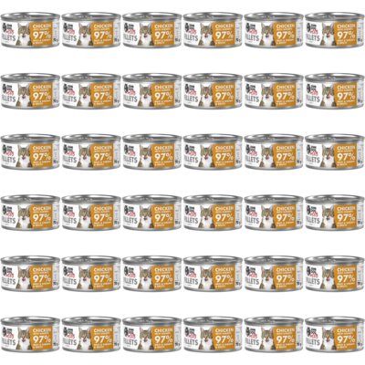 Karma dla kota JOHN DOG For Cats Kurczak z krewetkami filety 36 x 70 g