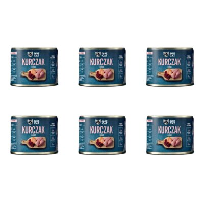 Karma dla kota JANE CAT Premium Kurczak i łosoś 6 x 200 g
