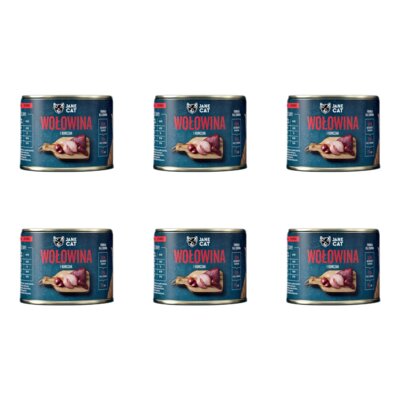 Karma dla kota JANE CAT Premium Wołowina i kurczak 6 x 200 g