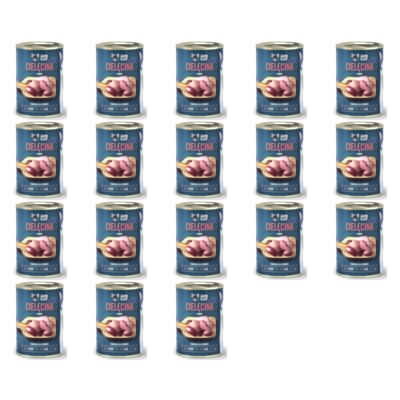 Karma dla kota JANE CAT Cielęcina i indyk 18 x 400 g