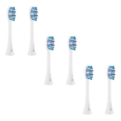Oryginalna końcówka szczoteczki TRUELIFE SonicBrush Clean Whiten Biały (6 szt.)