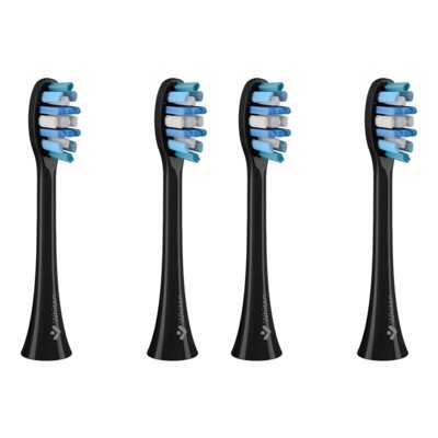 Oryginalna końcówka szczoteczki TRUELIFE SonicBrush Clean Whiten Czarny (4 szt.)