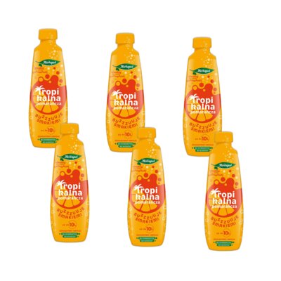 Koncentrat napoju HERBAPOL Tropikalna Pomarańcza 6 x 405 ml