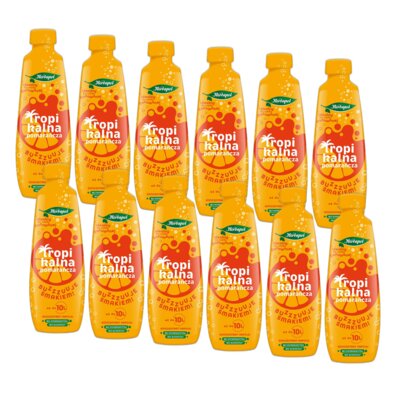 Koncentrat napoju HERBAPOL Tropikalna Pomarańcza 12 x 405 ml