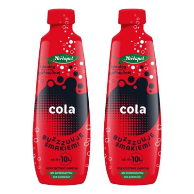 Koncentrat napoju HERBAPOL Cola 2 x 405 ml