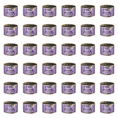Karma dla kota DOLINA NOTECI Superfood Sandacz z cielęciną i morwą białą 36 x 185 g