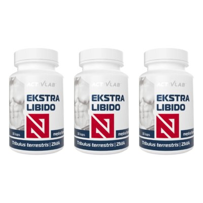 Booster testosteronu ACTIVLAB Ekstra Libido (3 x 30 kapsułek)