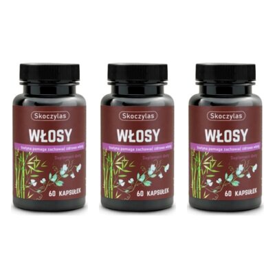 Suplement diety SKOCZYLAS Włosy (3 x 60 kapsułek)