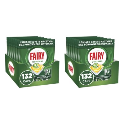 Kapsułki do zmywarki FAIRY Platinum Plus All in One Lemon - 264 szt.