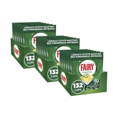 Kapsułki do zmywarki FAIRY Platinum Plus All in One Lemon - 396 szt.